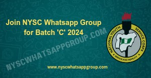 NYSC Batch C 2024 Whatsapp Group 