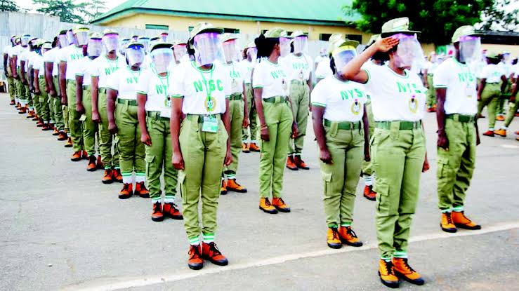 NYSC Corps Members parade