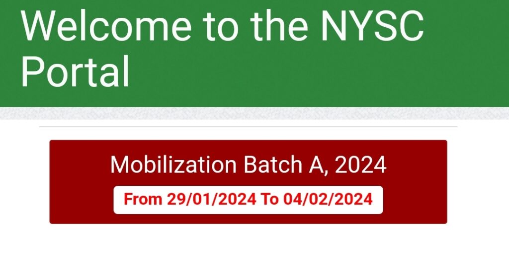 NYSC online registration requirements