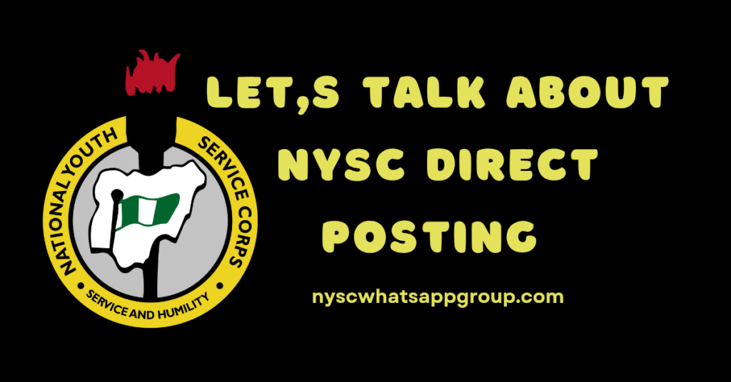 NYSC Direct Posting