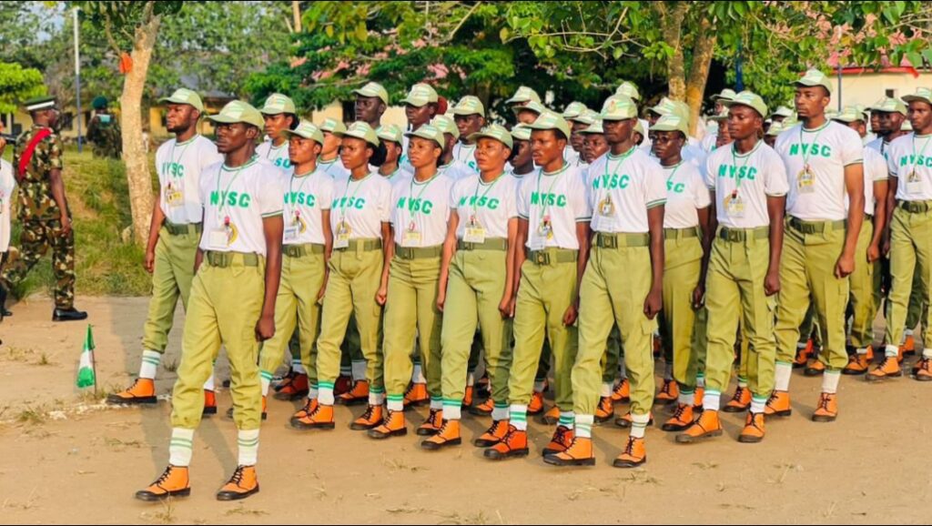 Parade at Akwa-Ibom NYSC camp