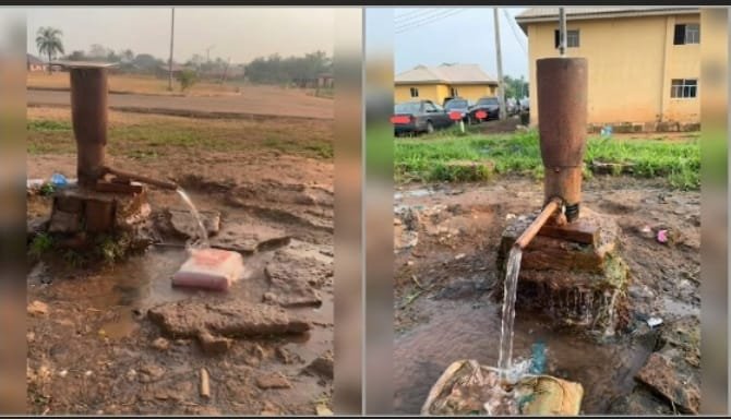 The famous water of life at Edo NYSC orientation camp.