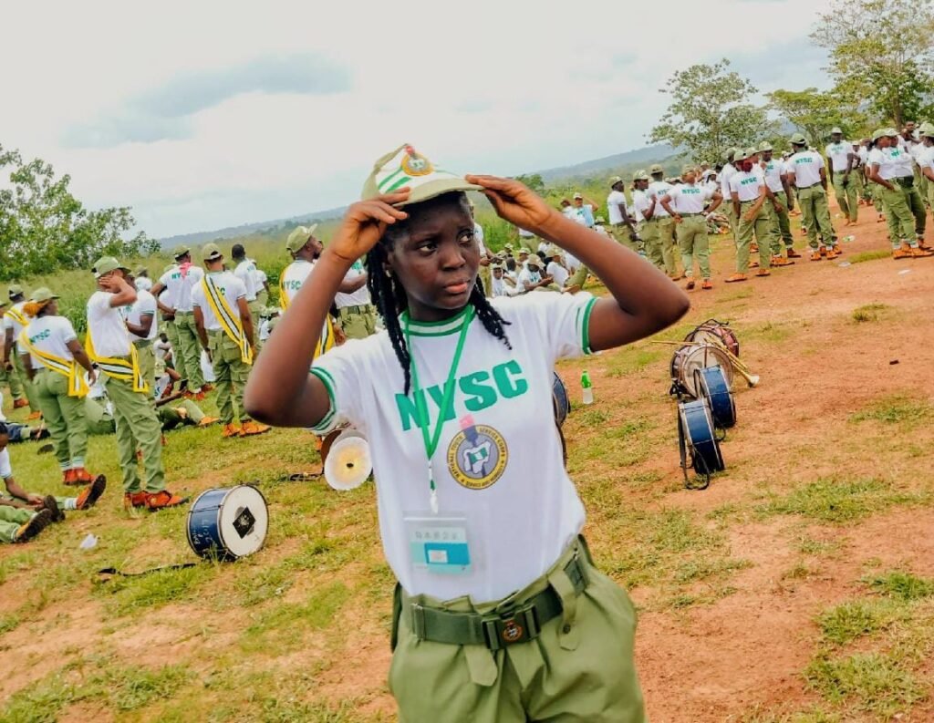 Chilling at the Obubra NYSC camp
