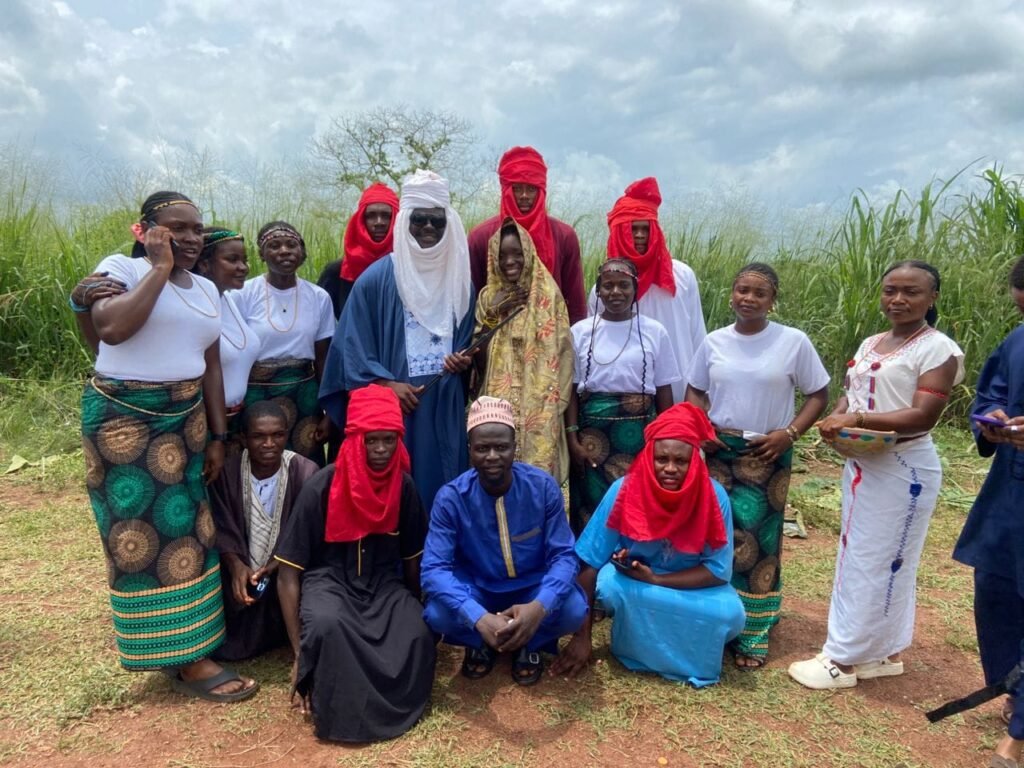 Hausa marriage session presentation at the NYSC orientation camp in Obubra 